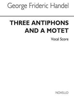 Georg Friedrich Händel: Three Antiphons And A Motet For Vespers: Gesang mit Klavier