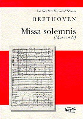 Ludwig van Beethoven: Missa Solemnis: Gemischter Chor mit Klavier/Orgel