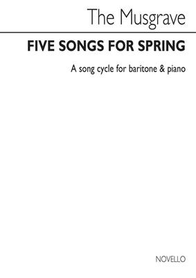 Five Songs For Spring: Gesang mit Klavier