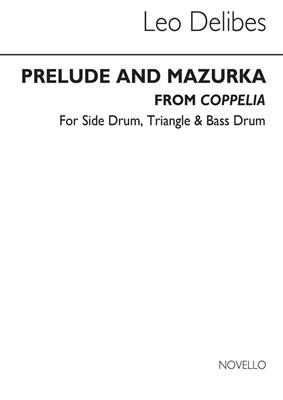 Léo Delibes: Prelude & Mazurka (Cobb) Perc: Sonstige Percussion