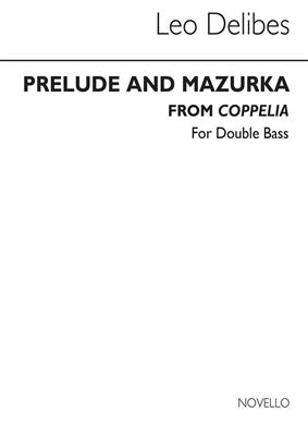 Léo Delibes: Prelude & Mazurka (Cobb) Db: Kontrabass Solo