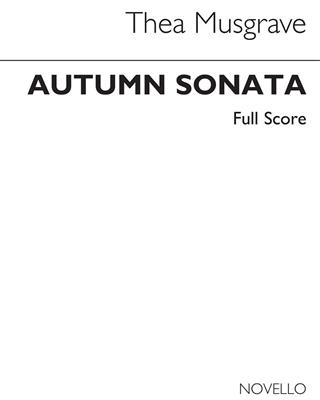 Thea Musgrave: Autumn Sonata: Kammerensemble