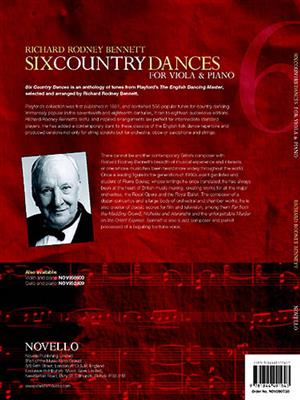 Richard Rodney Bennett: Six Country Dances (Viola/Piano): Viola mit Begleitung