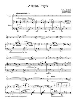 Paul Mealor: A Welsh Prayer (euphonium and piano): Bariton oder Euphonium mit Begleitung