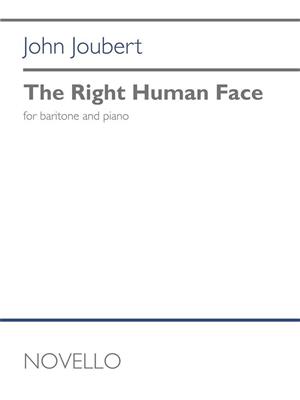 John Joubert: The Right Human Face: Gesang mit Klavier