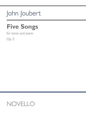 Five Songs Op. 5: Gesang mit Klavier
