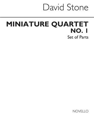 David Stone: Miniature Quartet No.1 Parts: Streichensemble
