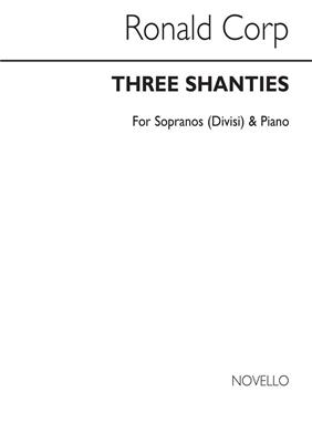 Ronald Corp: Three Shanties: Gesang mit Klavier