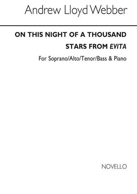 Andrew Lloyd Webber: On This Night Of A Thousand Stars Show Singles: Gemischter Chor mit Begleitung