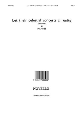 Georg Friedrich Händel: Let Their Celestial Concerts (Samson): Gemischter Chor mit Klavier/Orgel