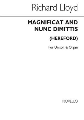 Richard H. Lloyd: Magnificat And Nunc Dimittis (Hereford): Gesang mit Klavier