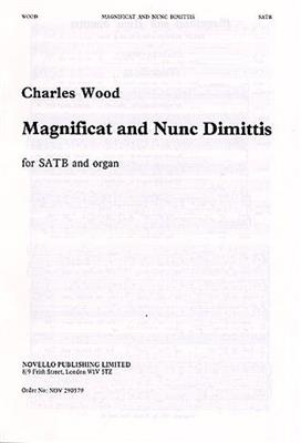 Charles Wood: Magnificat And Nunc Dimittis In E Flat No. 1: Gemischter Chor mit Klavier/Orgel