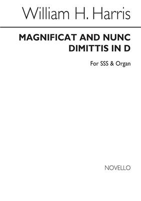 Sir William Henry Harris: Magnificat And Nunc Dimittis In D: Frauenchor mit Klavier/Orgel