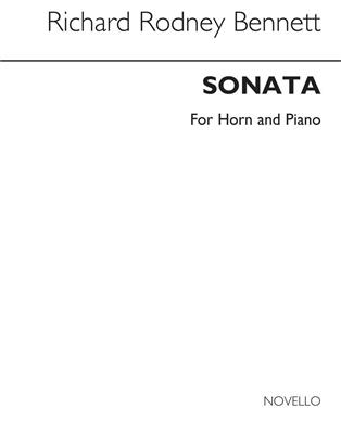 Richard Rodney Bennett: Sonata for Horn and Piano: Horn mit Begleitung