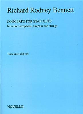 Richard Rodney Bennett: Concerto For Stan Getz (Saxophone/Piano): Tenorsaxophon mit Begleitung
