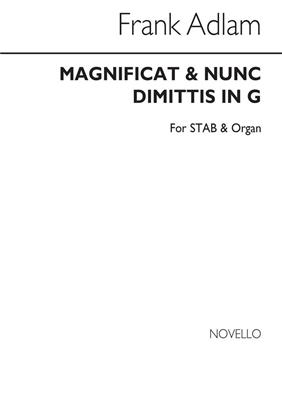 Frank Adlam: Magnificat And Nunc Dimittis In G: Gemischter Chor mit Klavier/Orgel