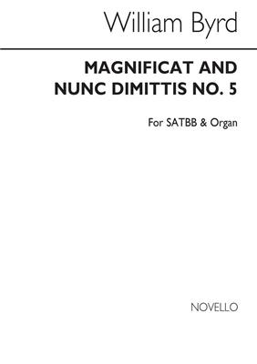 William Byrd: Magnificat And Nunc Dimittis: Gemischter Chor mit Klavier/Orgel