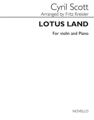 Cyril Scott: Lotus Land for Violin And Piano: (Arr. Fritz Kreisler): Violine mit Begleitung