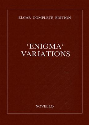 Edward Elgar: Enigma Variations Complete Edition (Paper): Orchester