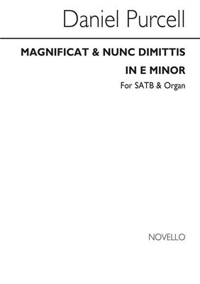Daniel Purcell: Magnificat And Nunc Dimittis In F Minor: Gemischter Chor mit Klavier/Orgel