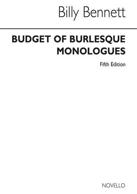 Billy Bennett: Fifth Budget Of Burlesque Monologue: