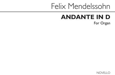 Felix Mendelssohn Bartholdy: Andante In D With Variations: Orgel
