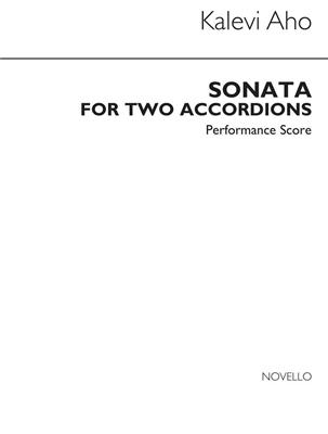 Kalevi Aho: Sonata (Sonaatti Kahdelle Hanurille): Akkordeon Duett