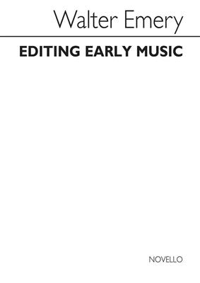 Editing Early Music