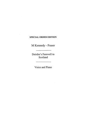 Marjory Kennedy-Fraser: Deidre's Farewell To Scotland: Gesang mit Klavier