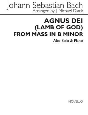 Johann Sebastian Bach: Agnus Dei: Gesang mit Klavier