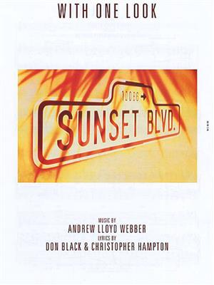 Andrew Lloyd Webber: With One Look: Klavier, Gesang, Gitarre (Songbooks)