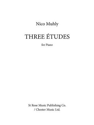 Nico Muhly: Three Études: Klavier Solo