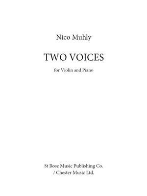 Nico Muhly: Two Voices: Violine mit Begleitung
