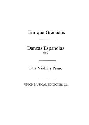 Danza Espanola No.3 Fandango: Violine mit Begleitung
