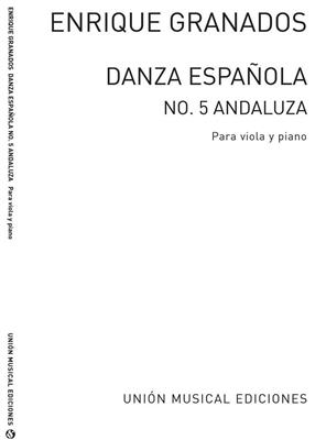 Danza Espanola No.5 Andaluza: Viola mit Begleitung