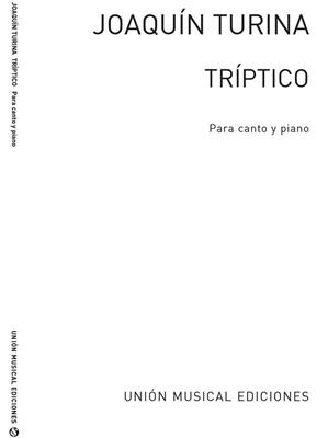 Joaquín Turina: Triptico: Gesang mit Klavier