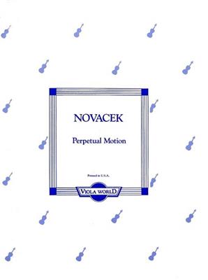 Ottokar Novacek: Moto Perpetuo : (Arr. Alan H. Arnold): Viola mit Begleitung
