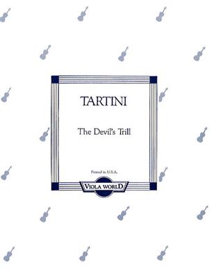 Giuseppe Tartini: The Devil's Trill: (Arr. Alan H. Arnold): Viola mit Begleitung