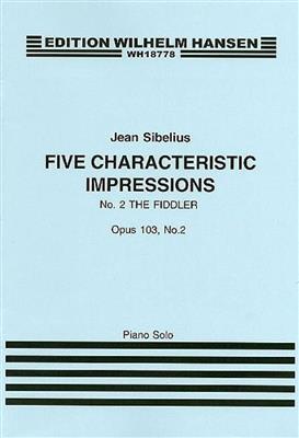 Jean Sibelius: Five Characteristic Impressions Op. 103 No. 2: Klavier Solo