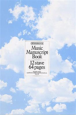 Music Manuscript Book: 12 Stave 64 Pages Spiral: Notenpapier