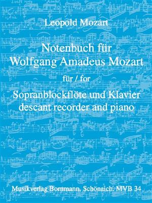 Notenbuch Fur Wolfgang: Sopranblockflöte mit Begleitung