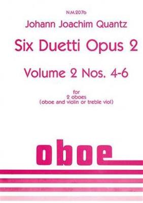Johann Joachim Quantz: Six Duetti Opus 2 Volume 2 Nos. 4-6: Oboe Duett