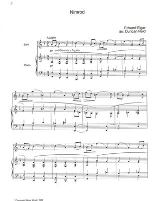 Edward Elgar: Nimrod: Tenorsaxophon mit Begleitung