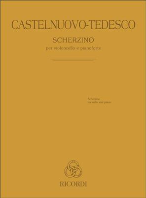 Mario Castelnuovo-Tedesco: Scherzino: Cello mit Begleitung