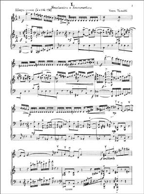Vieri Tosatti: Piccola Sonata (1945): Violine mit Begleitung