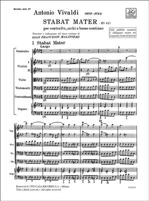 Antonio Vivaldi: Stabat Mater Rv 621: Orchester
