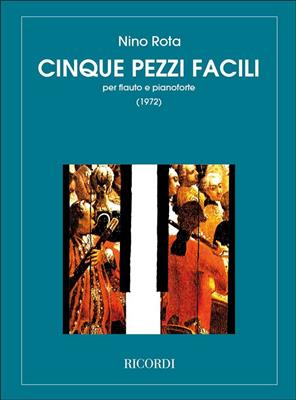 Nino Rota: 5 Pezzi Facili: Flöte mit Begleitung