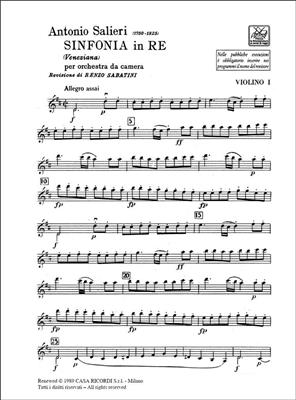 Antonio Salieri: Sinfonia In Re 'Veneziana': Kammerorchester