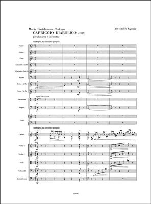 Mario Castelnuovo-Tedesco: Capriccio diabolico: Orchester mit Solo
