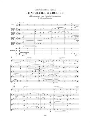 Salvatore Sciarrino: La Terribile E Spaventosa Storia Del Principe: Gemischter Chor mit Ensemble